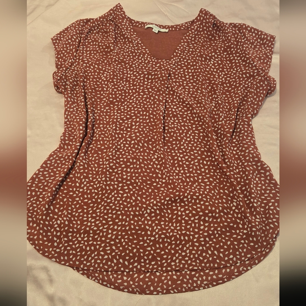 Fun 2 Fun V Neck Blouse